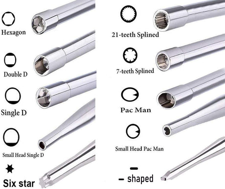 PRECISION SCREWDRIVER TOOL SET | FOR CARBURETOR ETC. | 10 PCS. (CAT10)