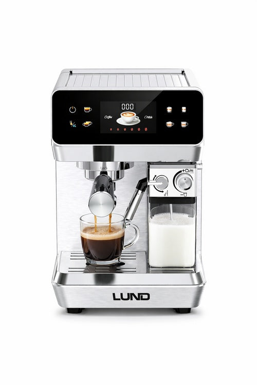 PRESSURE COFFEE MAKER WITH MILK FROTHER 1350W (68503)