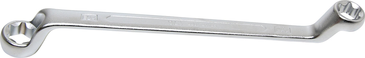 DOUBLE RING SPANNER WITH E-TYPE RING HEADS | OFFSET | E20 X E24 (2281-20X24)