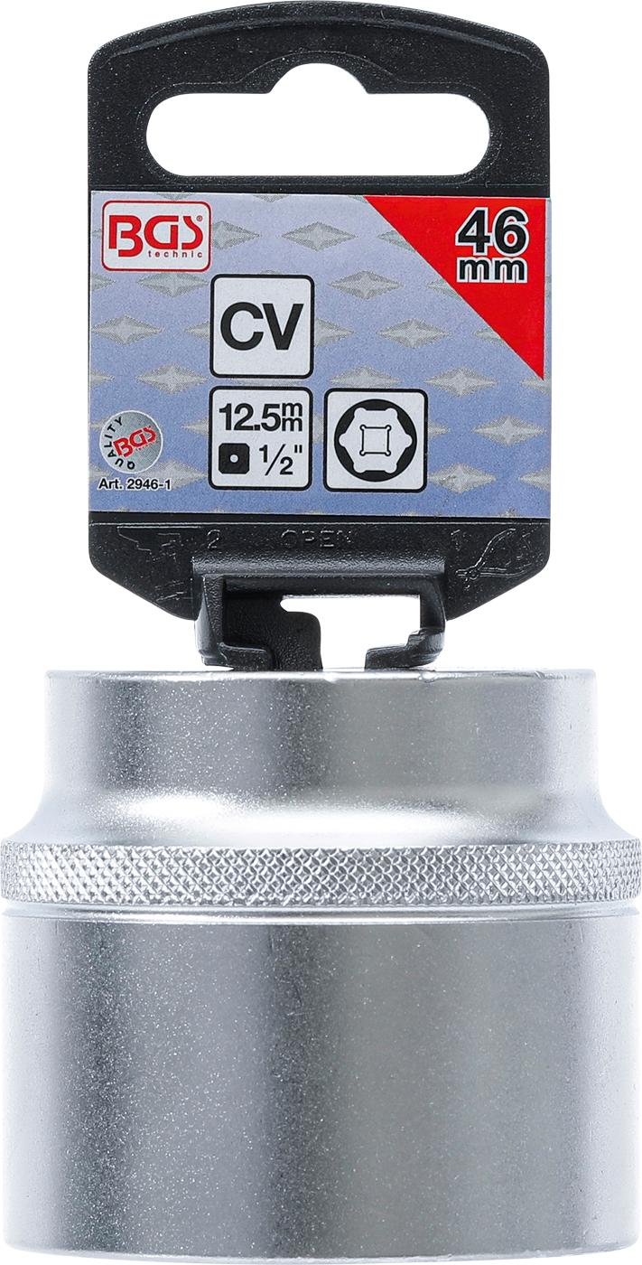SOCKET, HEXAGON | 12.5 MM (1/2") DRIVE | 46 MM (2946-1)