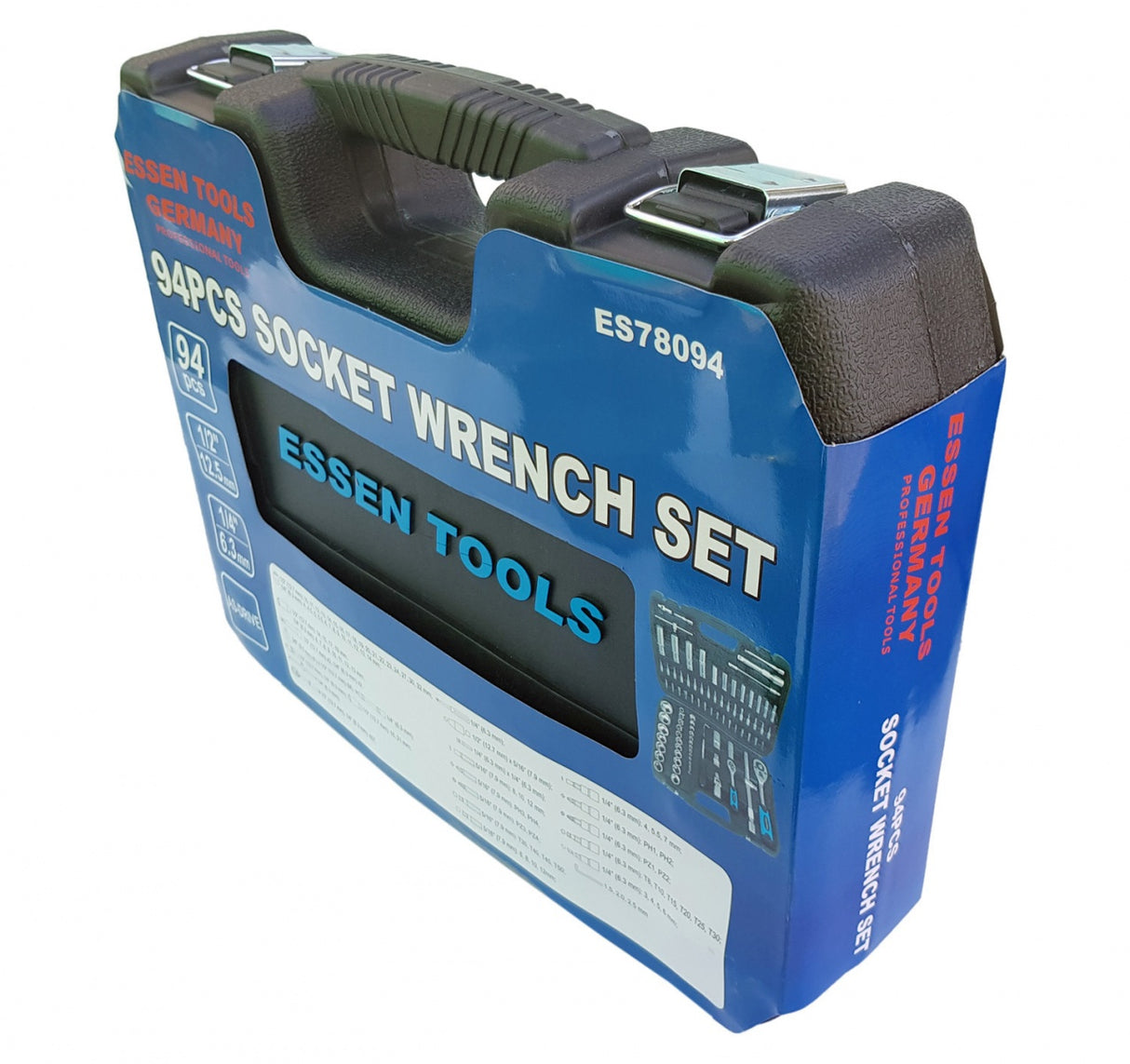 TOOL SET | 6.3 MM (1/4") + 12.5 MM (1/2") | 94 PCS. (ES78094)