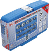 SOCKET SET, GEAR LOCK | 12.5 MM (1/2") DRIVE | 19 PCS. (2152)