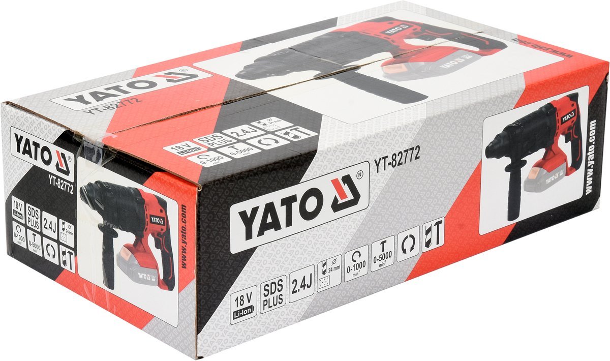 ROTARY HAMMER 18V SDS PLUS 2.4J - BODY (YT-82772)