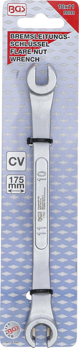SPECIAL FLARE NUT WRENCH | 175 MM | 10 X 11 MM (1760)