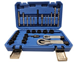 BOLT AND NUT EXTRACTOR SET WITH CUTTERS | CR-MO | 28 PCS. (BE28S)