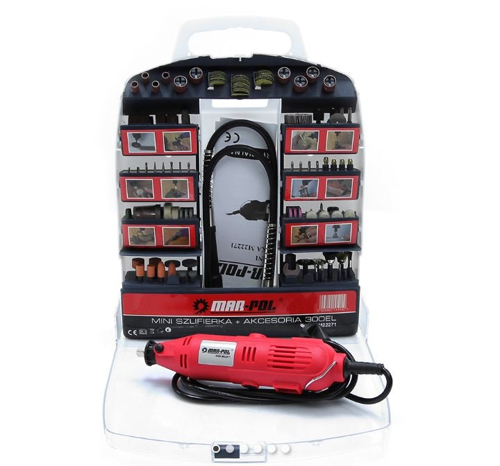 ENGRAVER / GRINDER | WITH FLEXIBLE EXTENSION AND ACCESSORIES | 300 PCS. (79314-300)