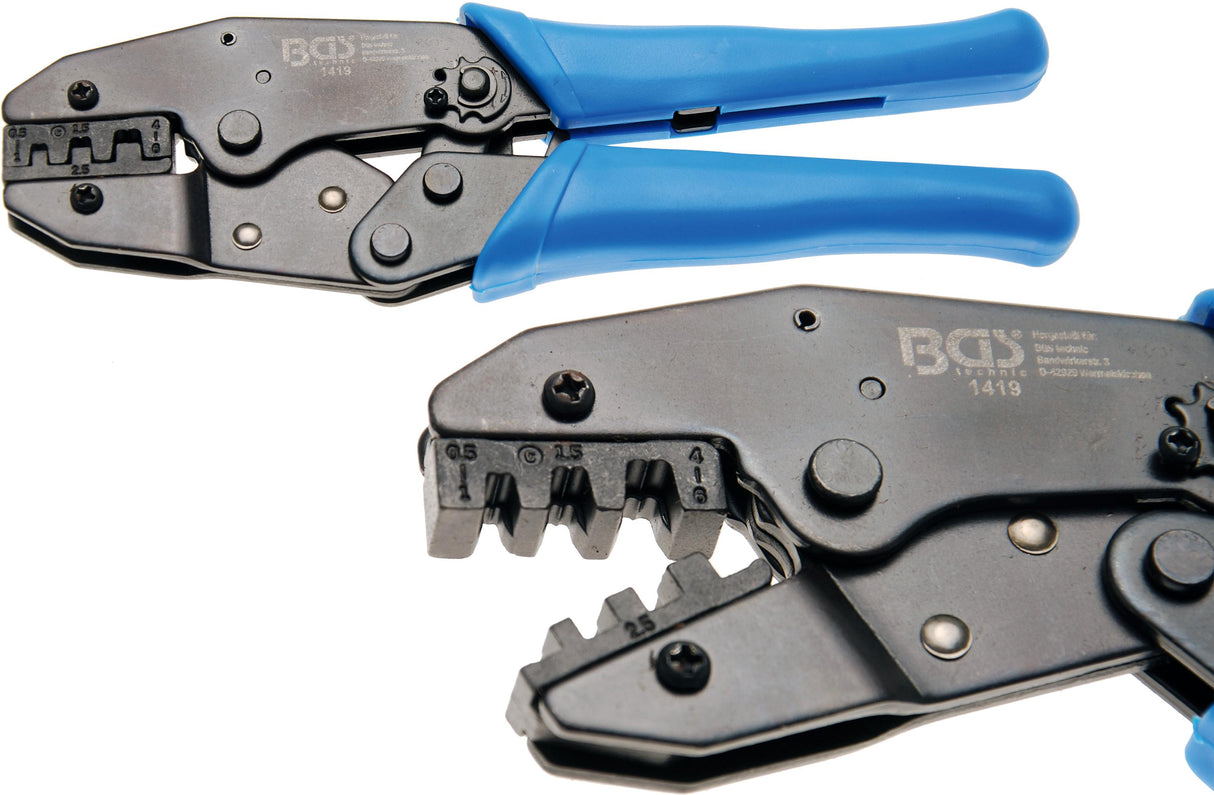 RATCHET CRIMPING TOOL | FOR UNINSULATED CABLE LUGS 0.5 - 6 MM² (1419)