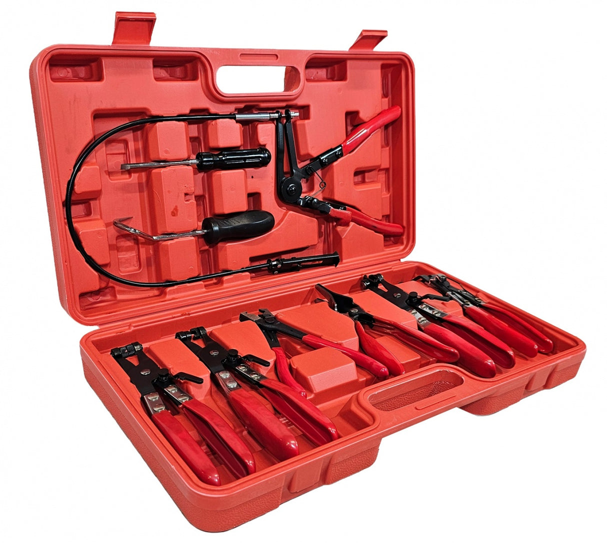 PLIERS SET FOR CLAMPS AND FUEL LINES | 9 PCS. (SK2156)