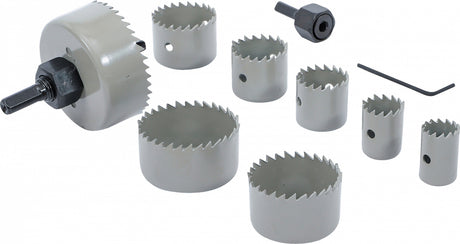 HOLE SAW SET | Ø 19 - 64 MM | DEPTH 24 MM | 11 PCS. (50315)