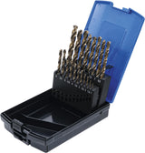 TWIST DRILL SET | HSS-G M35 COBALT STEEL | 1 - 10 MM | 19 PCS. (9297)