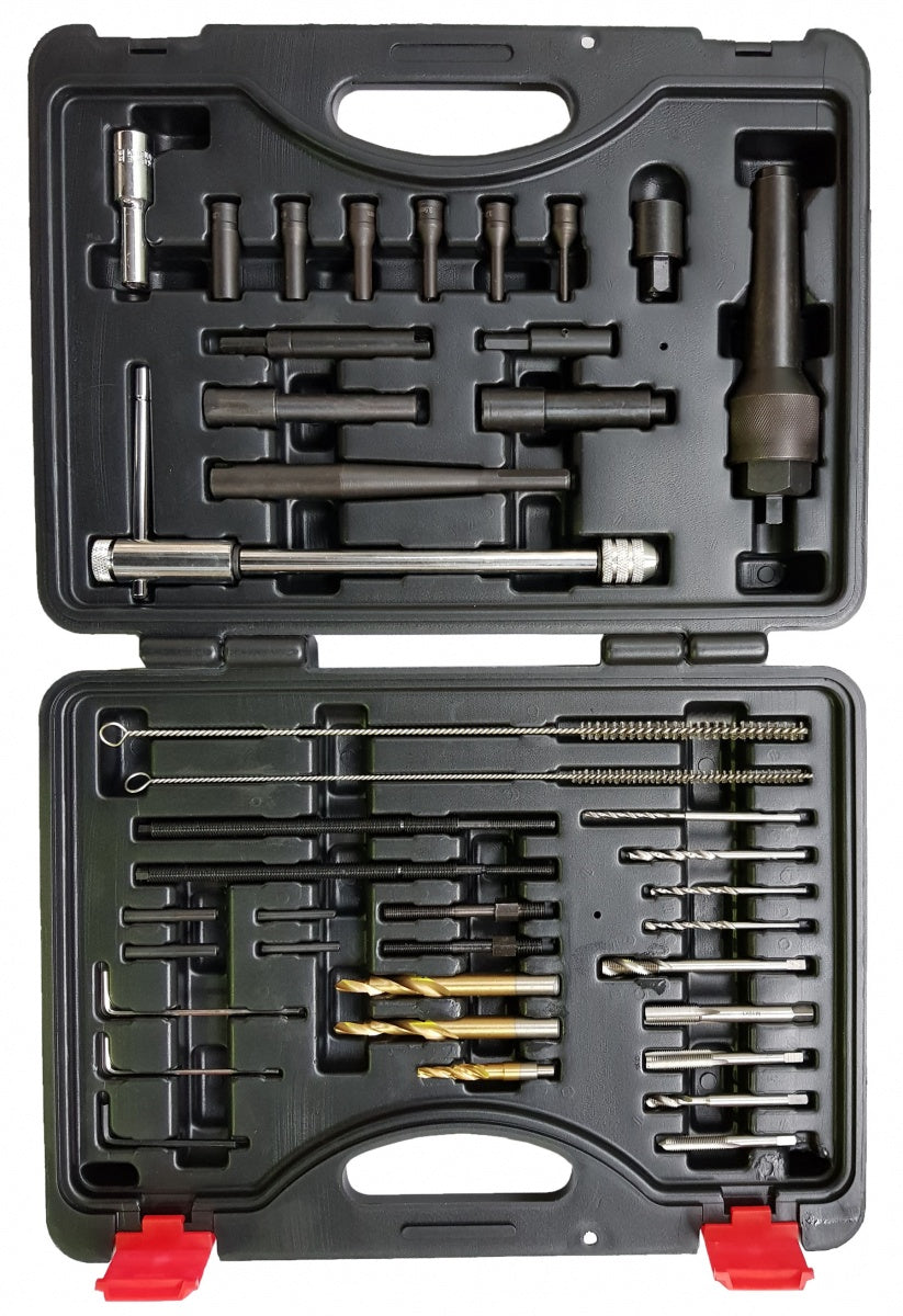 GLOW PLUG REMOVAL AND THREAD REPAIR/RENEWAL KIT | 40 PCS. (GPR40)