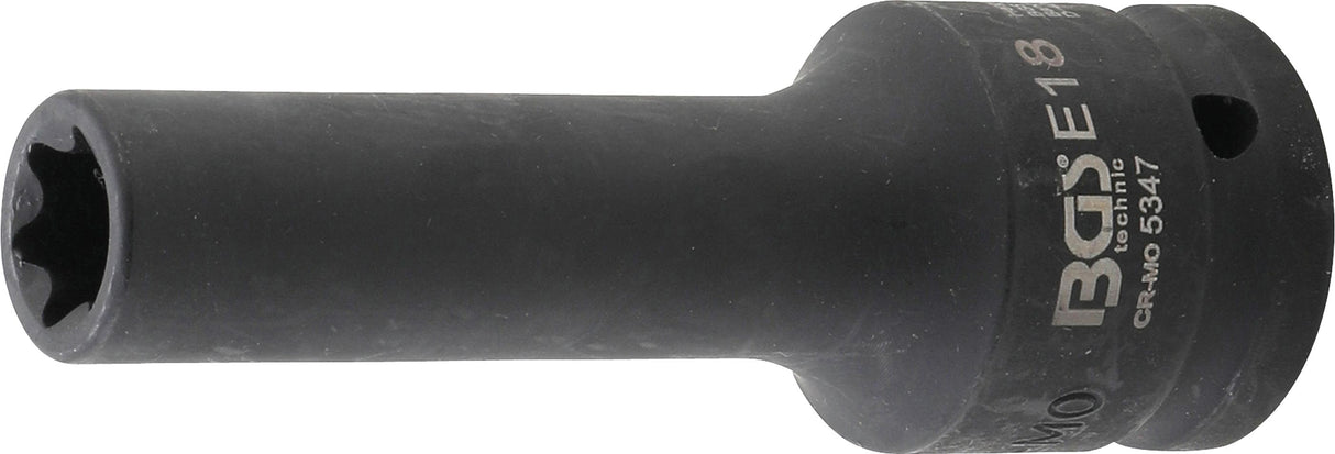 IMPACT SOCKET E-TYPE, DEEP | 20 MM (3/4") DRIVE | E18 (5347)