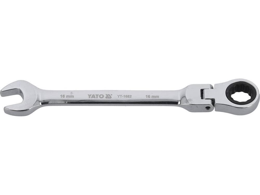 FLEX. RATCHET COMBINATION WRENCH 16MM (YT-1682)