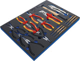 TOOL TRAY 3/3: PLIERS, PARALLEL PIN PUNCH SET, HAMMER | 17 PCS. (4011)