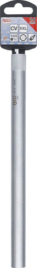 SPARK PLUG SOCKET, 12-POINT, EXTRA LONG | 10 MM (3/8") DRIVE | 14 MM (2404)