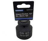 IMPACT SOCKET HEX | 12.5 MM (1/2") | 36 MM (S12-36)