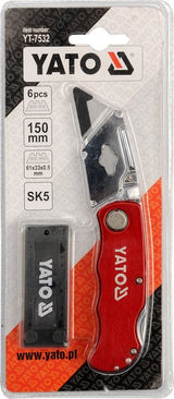 FOLDING LOCK-BACK UTILITY KNIFE (YT-7532)