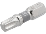 SCREWDRIVER BITS 1/4 25MM T30 2 PCS NI (YT-78015)