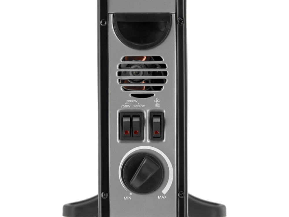 CONVECTOR HEATER 2000W BLACK (68651)