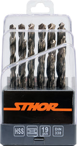 TWIST DRILL SET HSS 1-10MM /19PCS (21999)