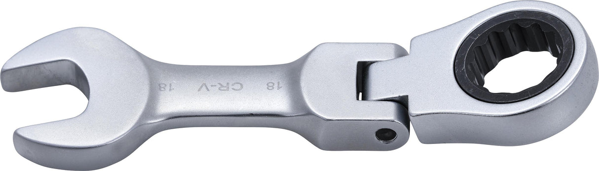 RATCHET COMBINATION WRENCH | SHORT | ADJUSTABLE | 18 MM (6918)
