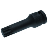 IMPACT BIT SOCKET | 12.5 MM (1/2") DRIVE | SPLINE (FOR XZN) M16 (5482-M16)