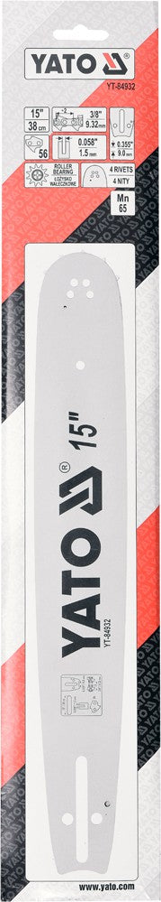 GUIDE BAR 15" 3/8"V (YT-84932)