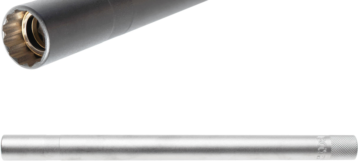 SPARK PLUG SOCKET WITH MAGNET, EXTRA LONG | 10 MM (3/8") DRIVE | 14 MM (2447)
