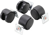 DOUBLE SWIVEL CASTORS SET | Ø 40 MM | 4 PCS. (80332)