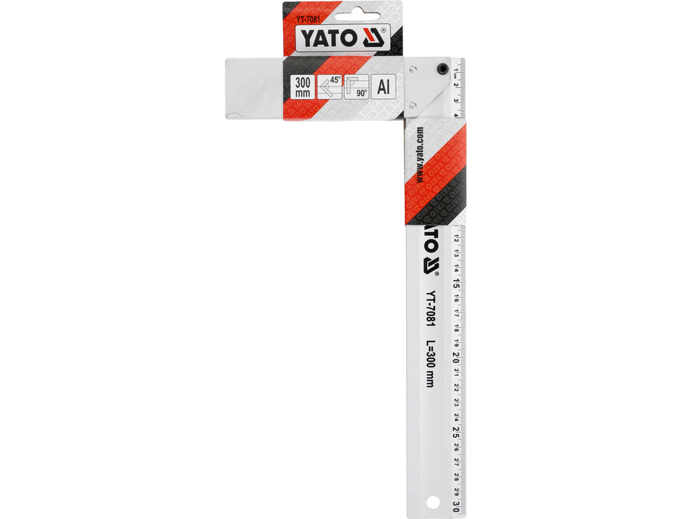 ALUMINIUM TRY SQUARE 300MM (YT-7081)