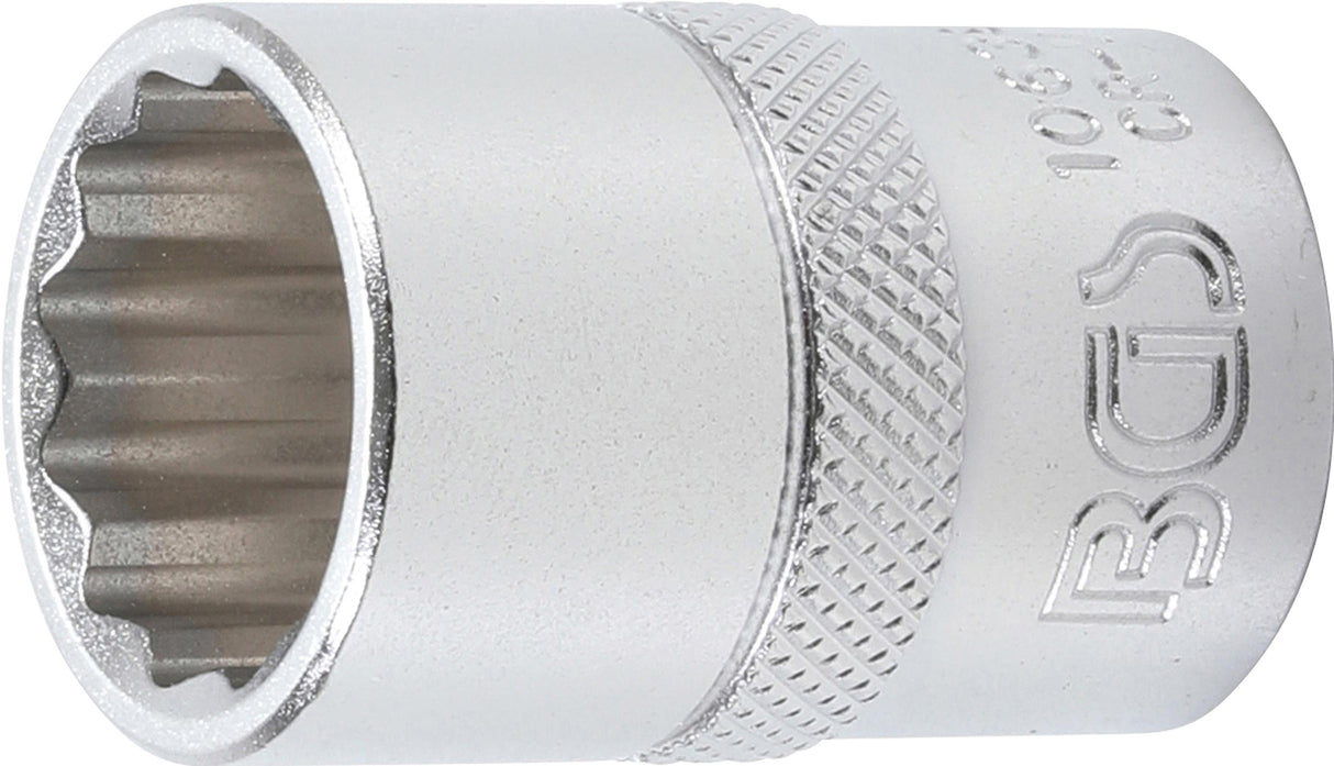 SOCKET, 12-POINT | 12.5 MM (1/2") DRIVE | 18 MM (10638)