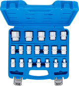 SOCKET SET, HEXAGON | 12.5 MM (1/2") DRIVE | 8 - 32 MM | 19 PCS. (9131)