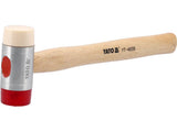 PU & NYLON HEADS MALLET W.WOOD.HANDLE 45 (YT-4633)