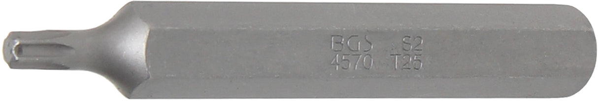 BIT | LENGTH 75 MM | 10 MM (3/8") DRIVE | T-STAR (FOR TORX) T25 (4570)