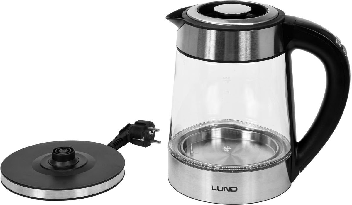EL. GLASS KETTLE, LED 1,7L TEMP.CONTROL (68173)