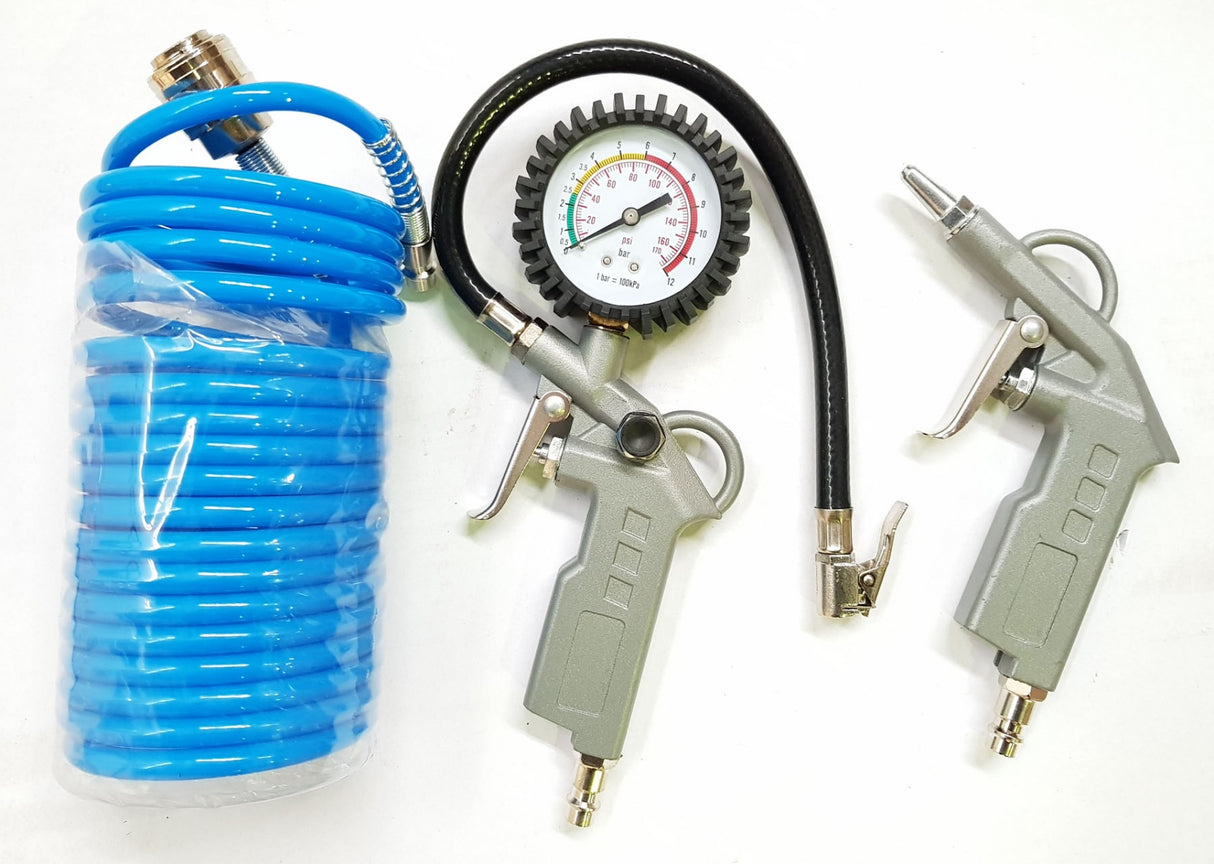 PNEUMATIC TOOL SET | PU HOSE | 3 PCS. (SK84091)