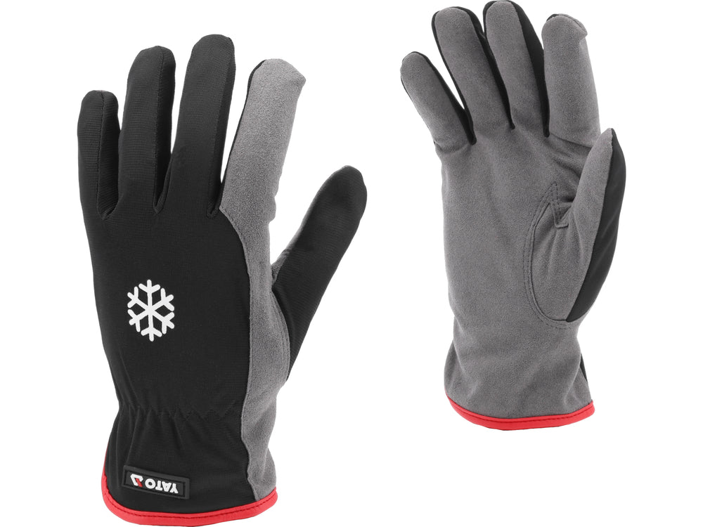 INSULATED GLOVES SYNTHETIC LEATHER S. 8 (YT-74682)