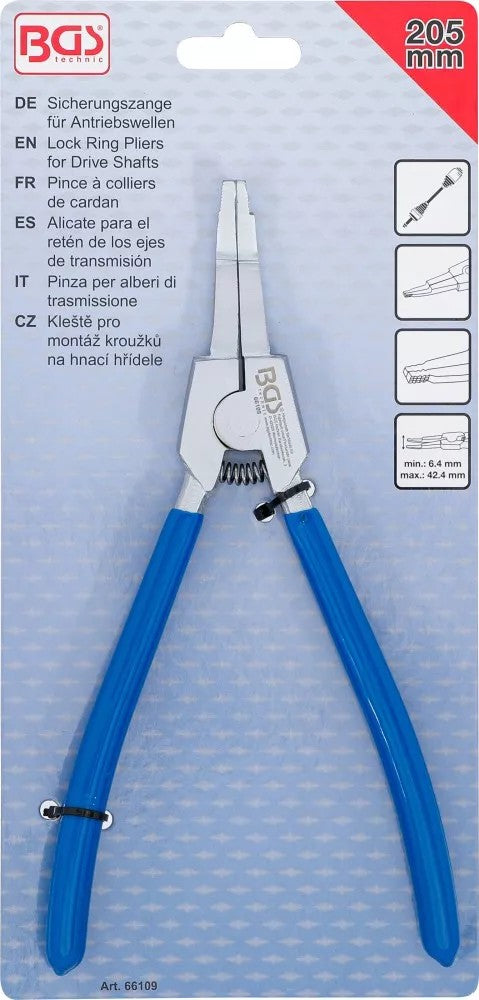 LOCK RING PLIERS FOR DRIVE SHAFTS | SLIGHTLY BENT (66109)