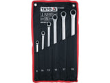 EXTRA LONG DOUBLE RING RATCHET WRENCH 8-19MM 6PCS (YT-50385)