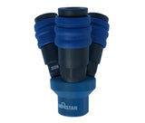 AIR DISTRIBUTOR WITH 3 SOCKETS Y TYPE 1/4" (TYC-3)