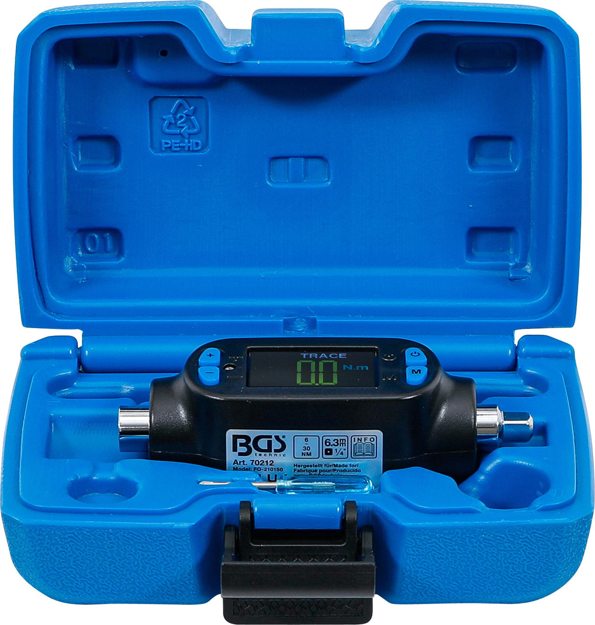DIGITAL TORQUE ADAPTOR | 6.3 MM (1/4") | 6 - 30 NM (70212)