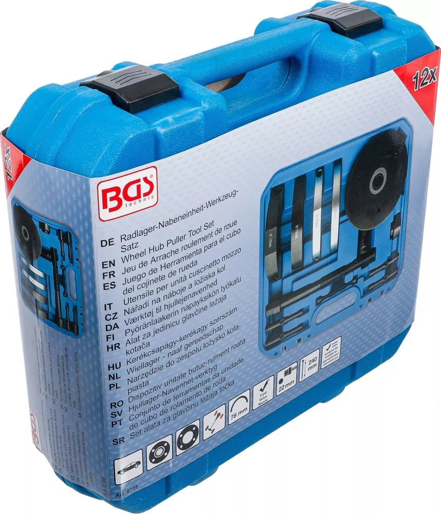 WHEEL HUB PULLER TOOL SET | FOR FORD, VOLVO, MAZDA | Ø 78 MM (8708)