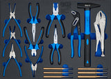TOOL TRAY 3/3: HAMMER, PLIERS, PIN PUNCH SET | 17 PCS. (4009)