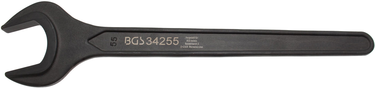 SINGLE OPEN END SPANNER | DIN 894 | 55 MM (34255)