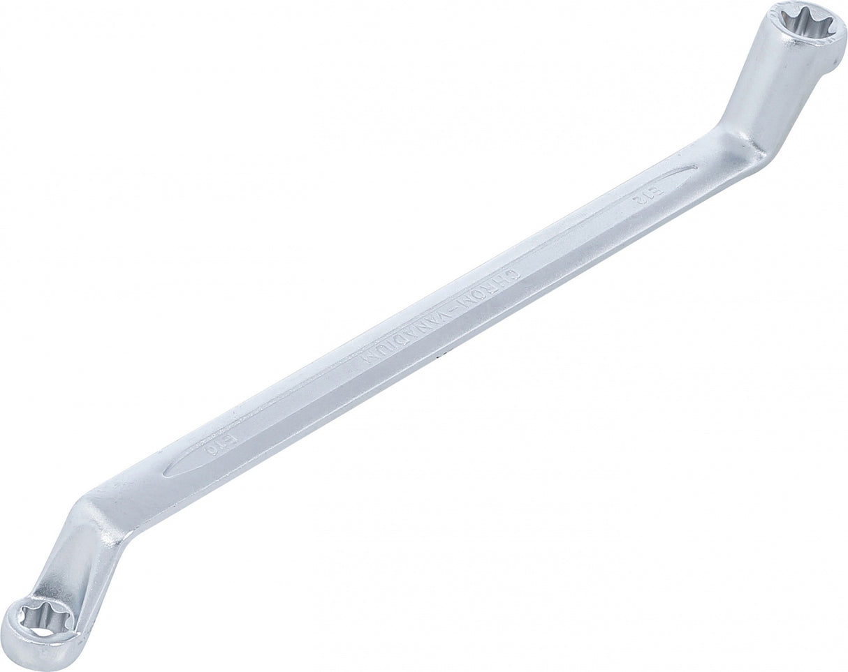 DOUBLE RING SPANNER WITH E-TYPE RING HEADS | OFFSET | E10 X E12 (2281-10X12)
