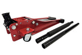 LOWERED JACK WITH WHEELS | DOUBLE PISTON | QUICK LIFTING | 75- 500 MM | 3.0 T (LFJ3D)