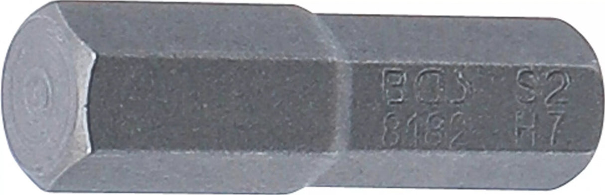 BIT | LENGTH 25 MM | 6.3 MM (1/4") DRIVE | INTERNAL HEXAGON 7 MM (8182)