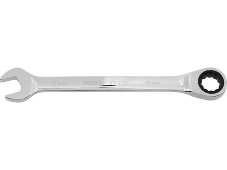 COMBINATION RATCHET WRENCH, 17MM (YT-0198)
