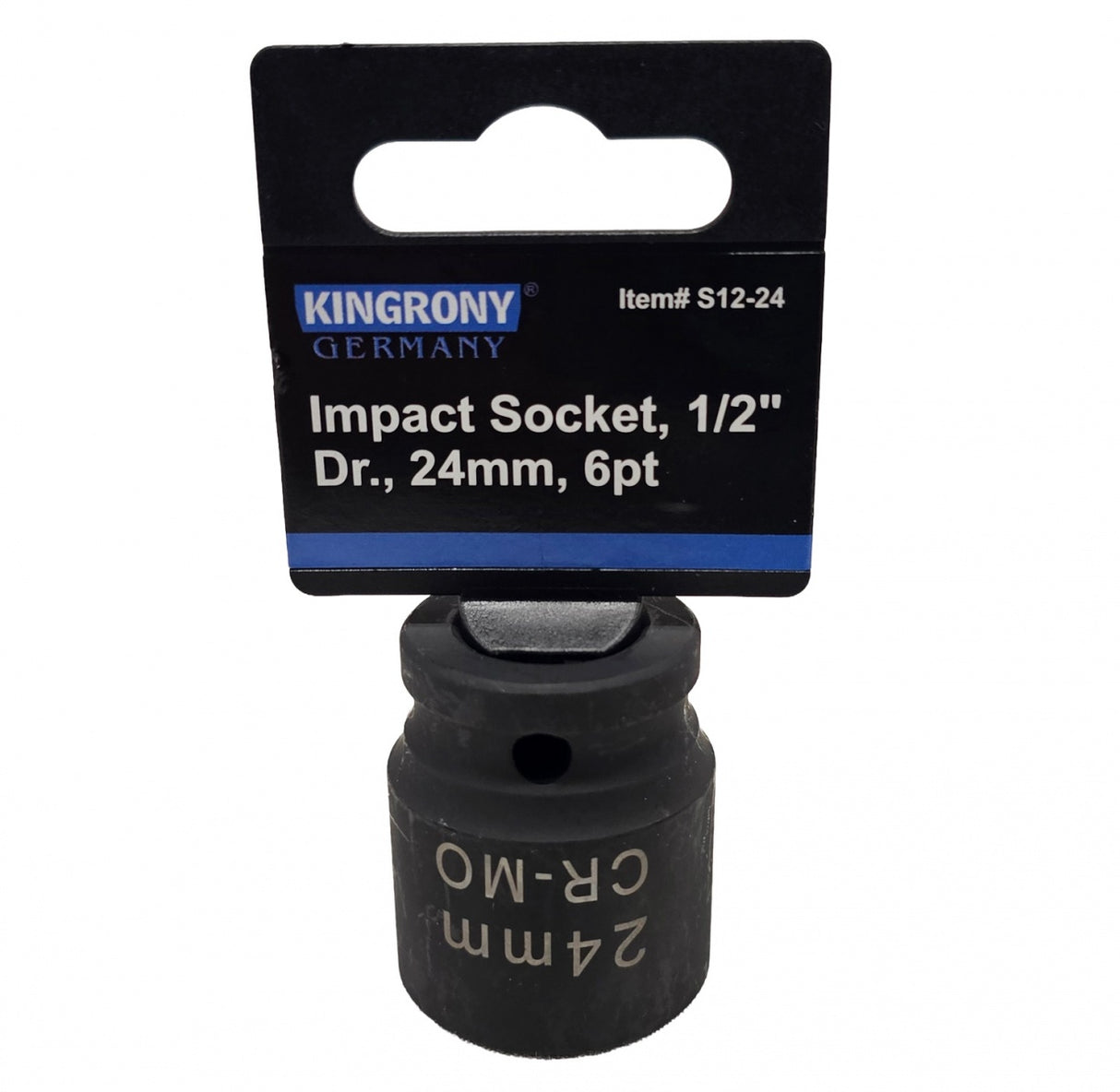 IMPACT SOCKET HEX | 12.5 MM (1/2") | 24 MM (S12-24)