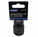 IMPACT SOCKET HEX | 12.5 MM (1/2") | 24 MM (S12-24)